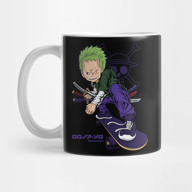 Roronoa Zoro skate by Wagum Std